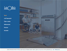Tablet Screenshot of leoba.de